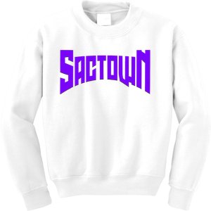 Sactown Sacramento Basketball Kids Sweatshirt