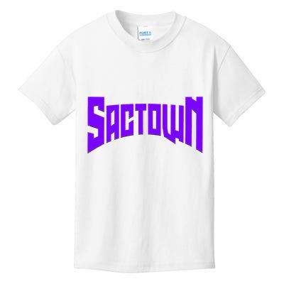 Sactown Sacramento Basketball Kids T-Shirt