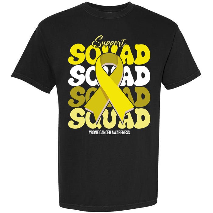 Support Squad Bone Cancer Awareness Garment-Dyed Heavyweight T-Shirt