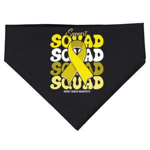 Support Squad Bone Cancer Awareness USA-Made Doggie Bandana