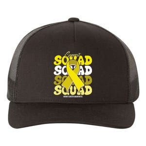 Support Squad Bone Cancer Awareness Yupoong Adult 5-Panel Trucker Hat