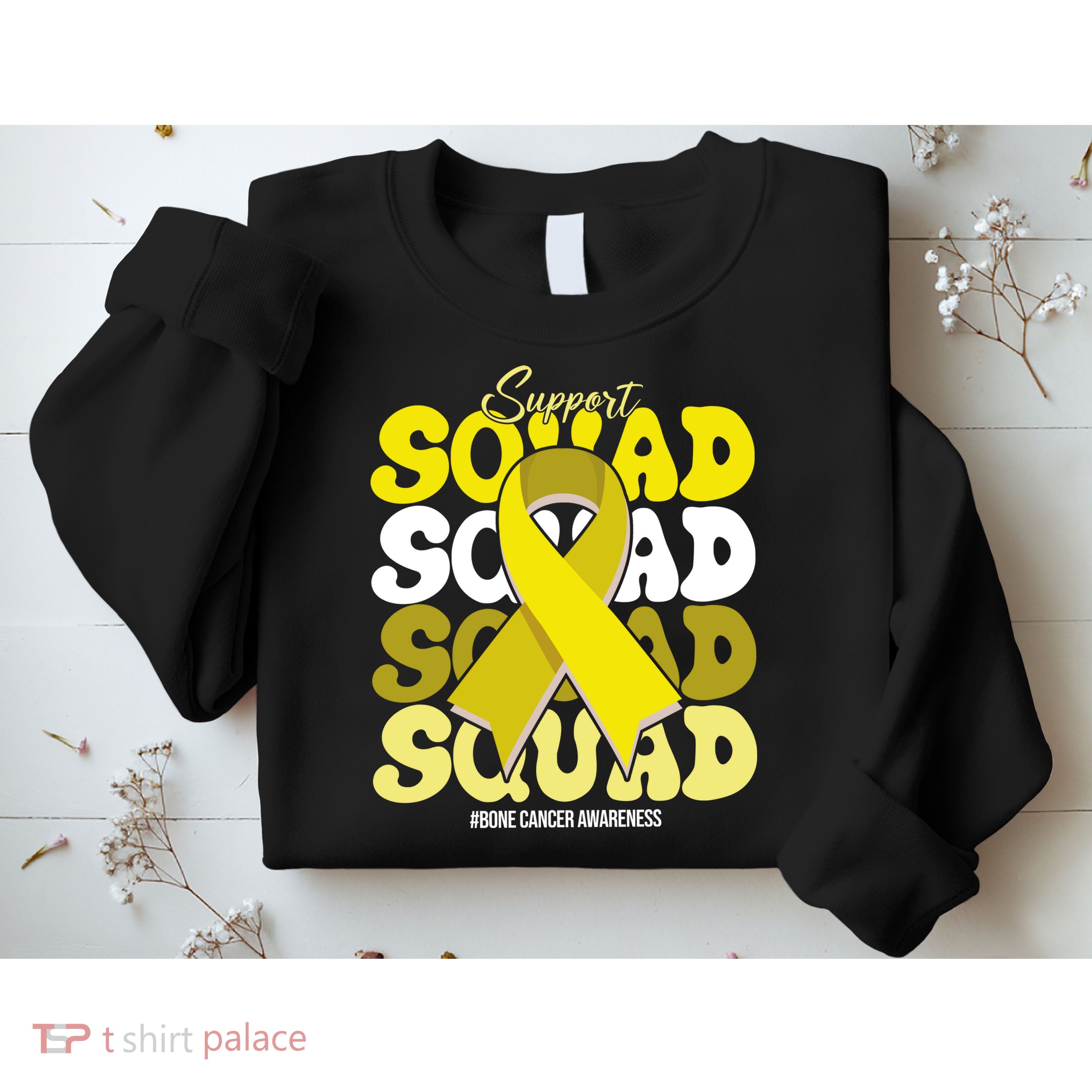 Support Squad Bone Cancer Awareness Sweatshirt