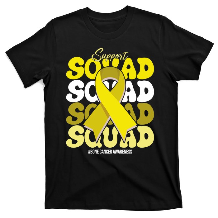 Support Squad Bone Cancer Awareness T-Shirt