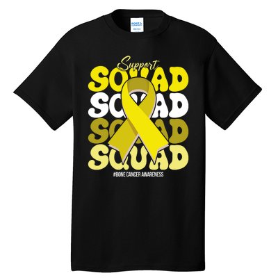 Support Squad Bone Cancer Awareness Tall T-Shirt