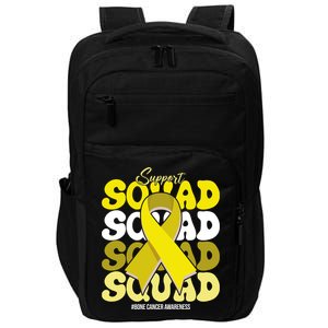 Support Squad Bone Cancer Awareness Impact Tech Backpack