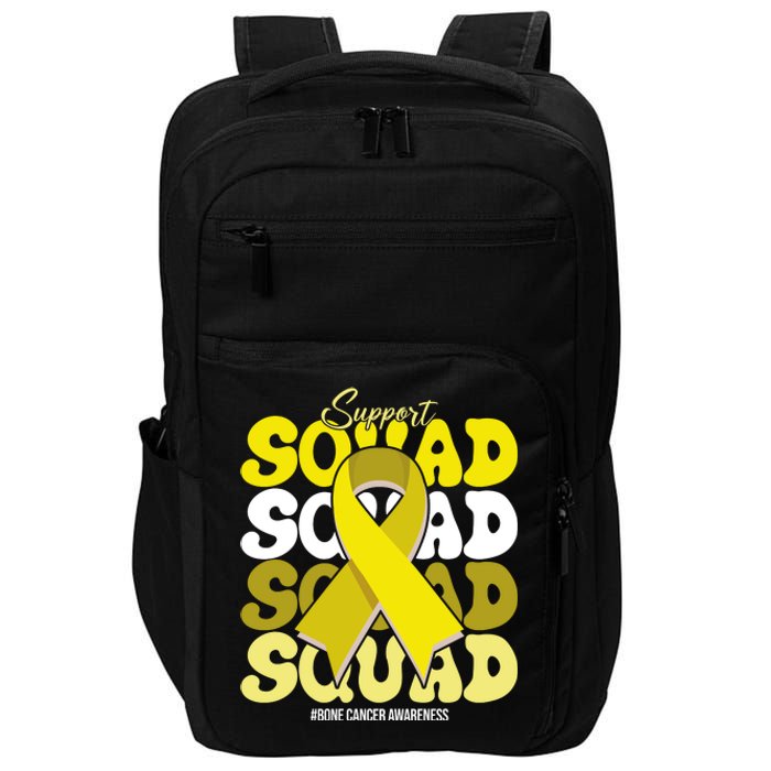 Support Squad Bone Cancer Awareness Impact Tech Backpack