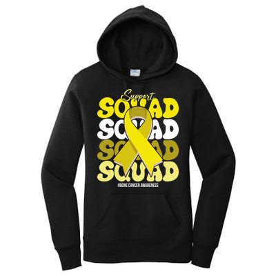 Support Squad Bone Cancer Awareness Women's Pullover Hoodie
