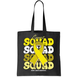 Support Squad Bone Cancer Awareness Tote Bag