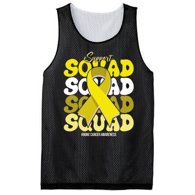 Support Squad Bone Cancer Awareness Mesh Reversible Basketball Jersey Tank