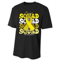 Support Squad Bone Cancer Awareness Performance Sprint T-Shirt