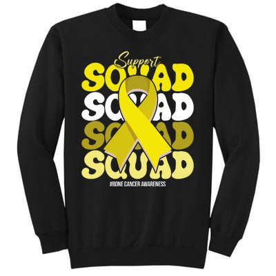 Support Squad Bone Cancer Awareness Tall Sweatshirt