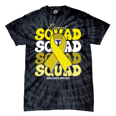 Support Squad Bone Cancer Awareness Tie-Dye T-Shirt