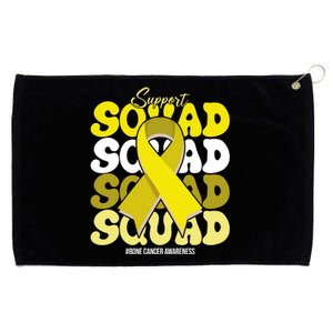 Support Squad Bone Cancer Awareness Grommeted Golf Towel