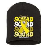 Support Squad Bone Cancer Awareness Short Acrylic Beanie