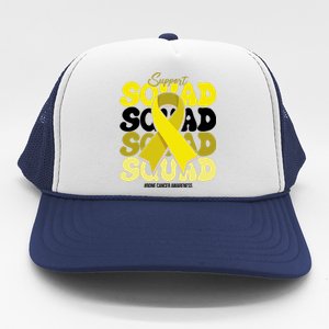 Support Squad Bone Cancer Awareness Trucker Hat