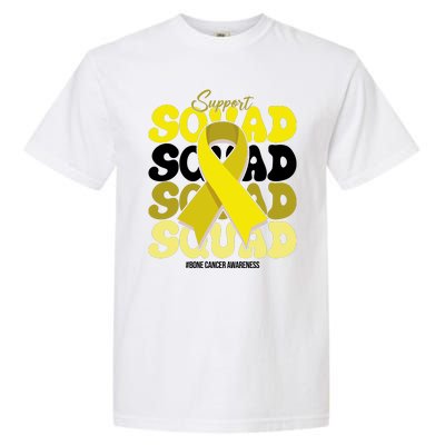 Support Squad Bone Cancer Awareness Garment-Dyed Heavyweight T-Shirt