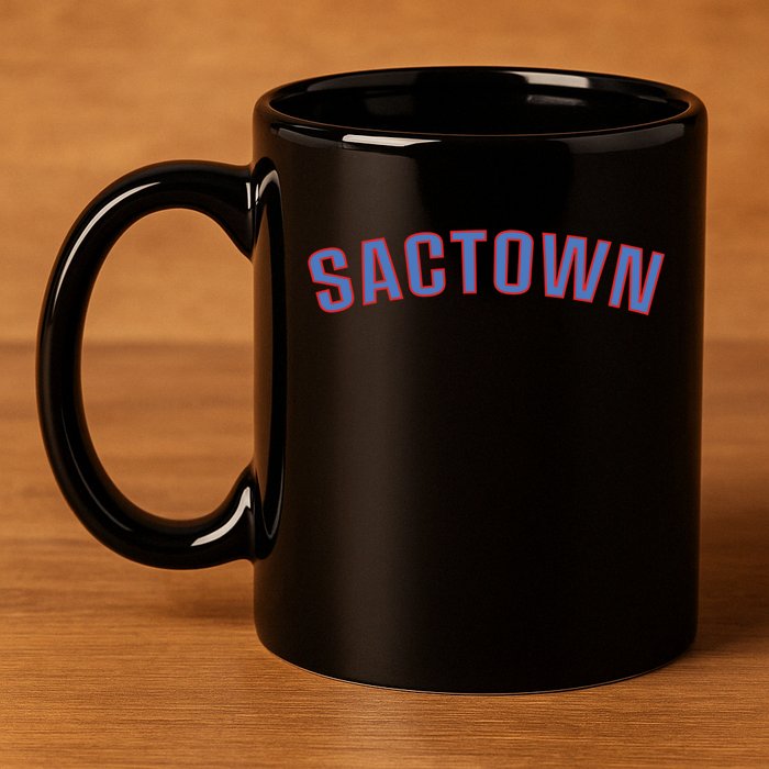 Sactown - SacraM.e.nto Basketball 11oz C Handle Ceramic Mug