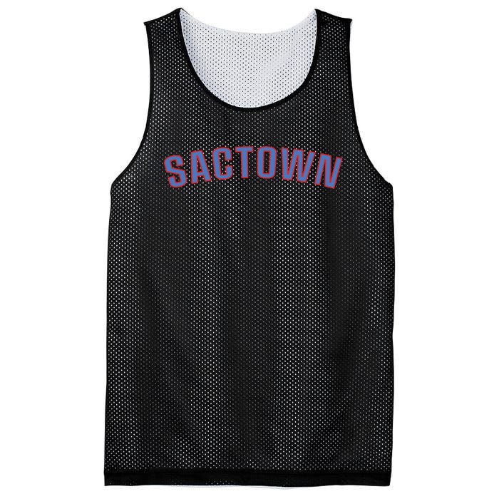 Sactown - SacraM.e.nto Basketball Mesh Reversible Basketball Jersey Tank