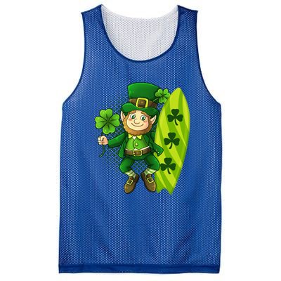 Surfing Summer Beach St Patricks Beer Cheers Shamrock Lucky Gift Mesh Reversible Basketball Jersey Tank