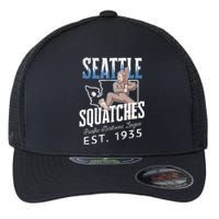 Seattle Squatches Bigfoot Baseball Team for Sasquatch Lovers Flexfit Unipanel Trucker Cap