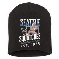 Seattle Squatches Bigfoot Baseball Team for Sasquatch Lovers Short Acrylic Beanie