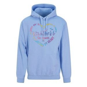 Siblings Side By Side Or Miles Apart Brothers Unisex Surf Hoodie