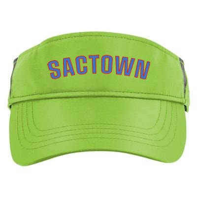 Sactown Sacramento Basketball Adult Drive Performance Visor