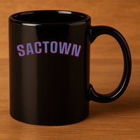 Sactown Sacramento Basketball 11oz C Handle Ceramic Mug