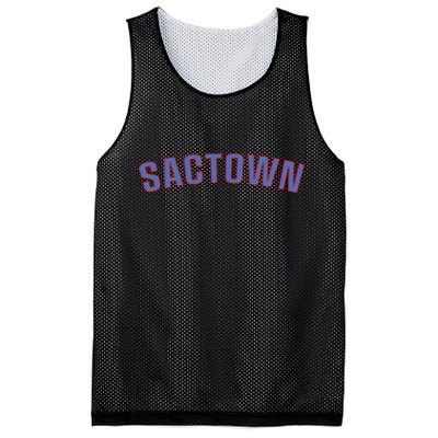 Sactown Sacramento Basketball Mesh Reversible Basketball Jersey Tank
