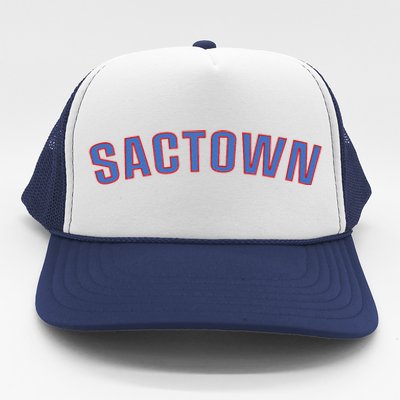 Sactown Sacramento Basketball Trucker Hat