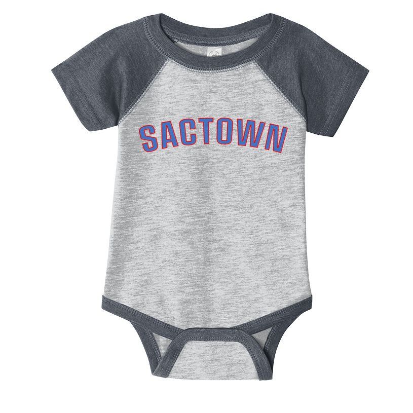 Sactown Sacramento Basketball Infant Baby Jersey Bodysuit