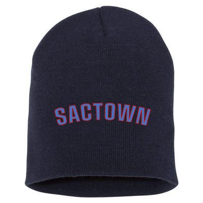 Sactown Sacramento Basketball Short Acrylic Beanie