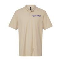 Sactown Sacramento Basketball Softstyle Adult Sport Polo