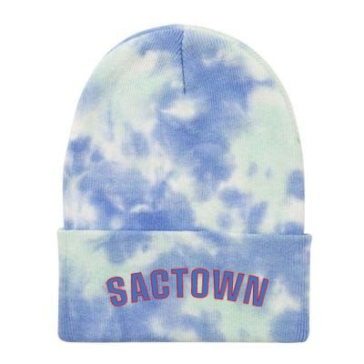 Sactown Sacramento Basketball Tie Dye 12in Knit Beanie