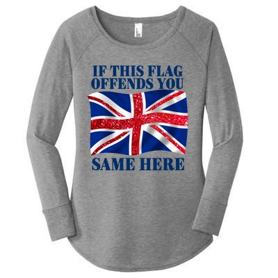 Shithead Steve British If This Flag Offends You Same Here Women's Perfect Tri Tunic Long Sleeve Shirt