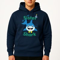 Sister Shark Birthday Party Matching Family Hoodie