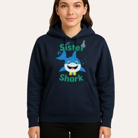 Sister Shark Birthday Party Matching Family Hoodie