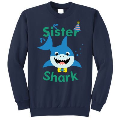 Sister Shark Birthday Party Matching Family Sweatshirt