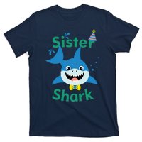 Sister Shark Birthday Party Matching Family T-Shirt