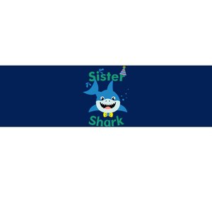 Sister Shark Birthday Party Matching Family Bumper Sticker