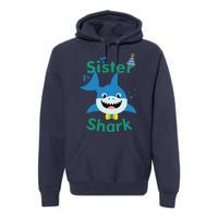 Sister Shark Birthday Party Matching Family Premium Hoodie