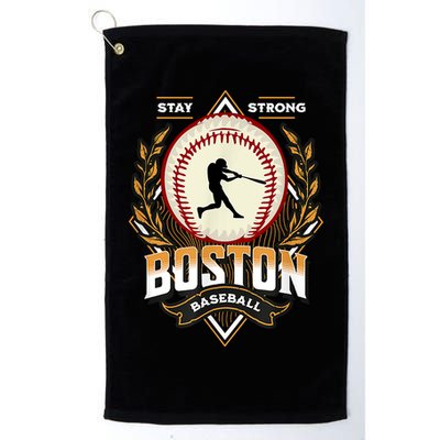 Stay Strong Boston Baseball Graphic Tee Vintage Style Golf Towel