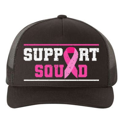 Support Squad Breast Cancer Awareness Pink Ribbon Yupoong Adult 5-Panel Trucker Hat