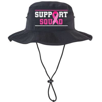 Support Squad Breast Cancer Awareness Pink Ribbon Legacy Cool Fit Booney Bucket Hat