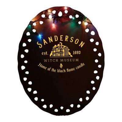 Sanderson Sisters Brewing Co Hocus Pocus Halloween 2022 Ceramic Oval Ornament