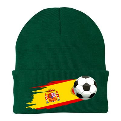 Spain Soccer Ball Spain Flag Jersey Spanish Football Fan Knit Cap Winter Beanie