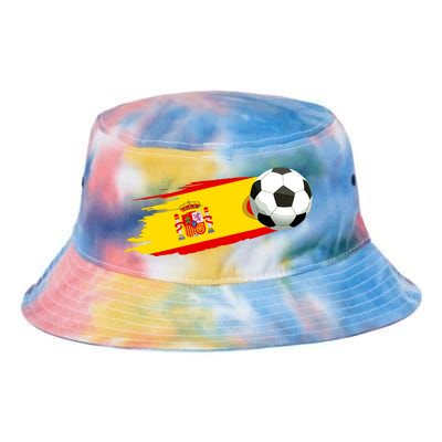 Spain Soccer Ball Spain Flag Jersey Spanish Football Fan Tie Dye Newport Bucket Hat