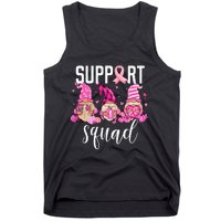 Support Squad Breast Cancer Awareness Gnomes Family Tank Top