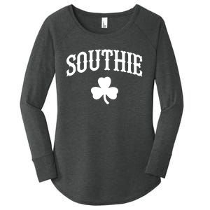 Southie South Boston Massachusetts tee Women's Perfect Tri Tunic Long Sleeve Shirt