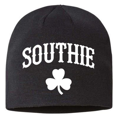 Southie South Boston Massachusetts tee Sustainable Beanie